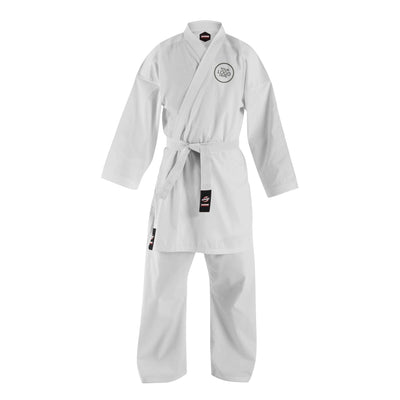 10 oz. Custom White Medium Weight Karate Uniform - Summo Sports