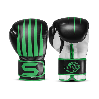 Fresher Green Training Leather Boxing Gloves - Summo Sports
