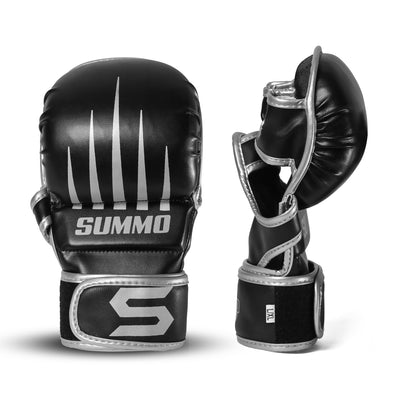 Fresher Silver Sparring Gloves - Summo Sports