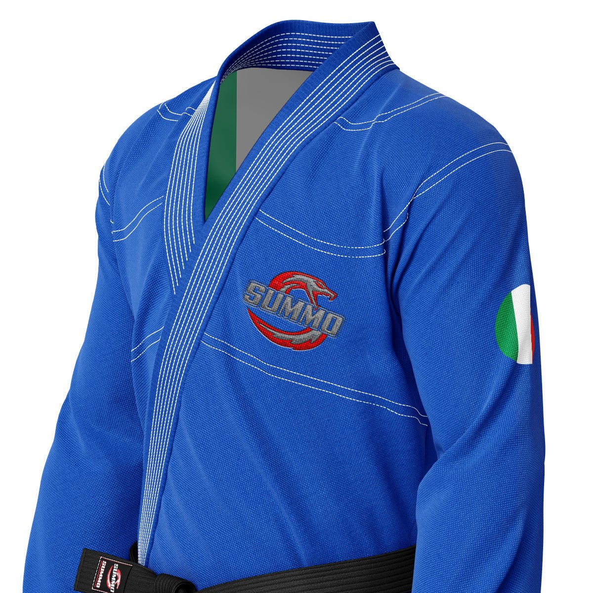 Italian Blue Sublimation Brazilian Jiu Jitsu Gi (BJJ GI) - Summo Sports