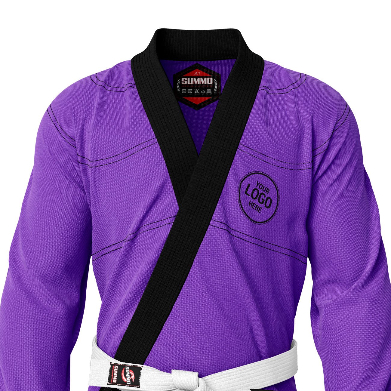 Premium Custom Name/Logo Purple Brazilian Jiu Jitsu Gi (BJJ GI) - Summo Sports