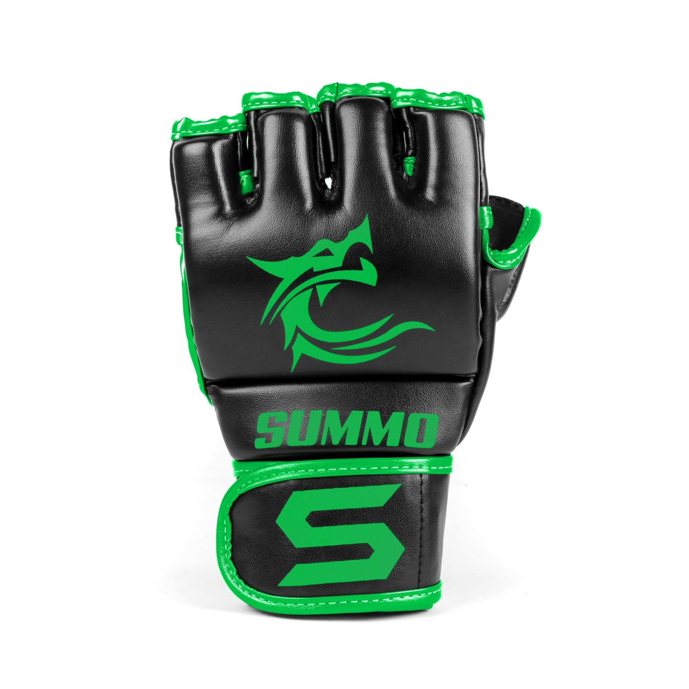 Summo Green MMA Training Gloves - Summo Sports